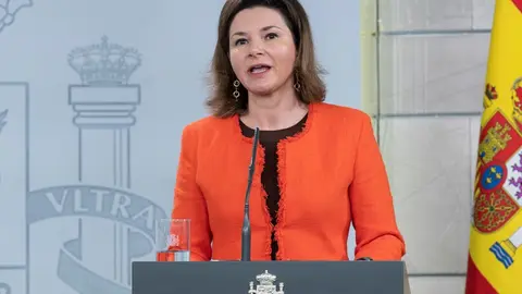 La secretaria general de Transportes y Movilidad, Mar&iacute;a Jos&eacute; Rallo, interviene durante la rueda de prensa posterior a la reuni&oacute;n del Comit&eacute; T&eacute;cnico de Gesti&oacute;n del Covid-19, en Madrid (Espa&ntilde;a) a 12 de abril de 2020.