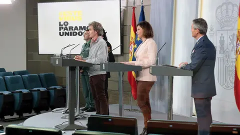 rueda de prensa convocada por el Comit&eacute; T&eacute;cnico del Covid-19 para informar sobre las &uacute;ltimas novedades respecto a la crisis sanitaria. En Madrid, (Espa&ntilde;a), a 18 de abril de 2020.