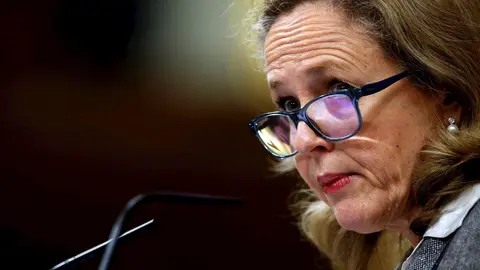 La vicepresidenta tercera, Nadia Calvi&ntilde;o.