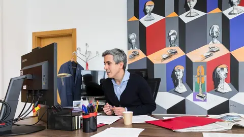 El vicepresidente de Cantania, Pablo Zuloaga, en la videoconferencia