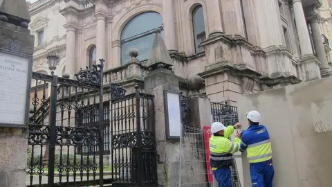 Comienzo de las obras del MAS   (archivo)        