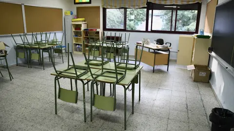 Aula de Primaria del Colegio de Educaci&oacute;n Infantil y Primaria (CEIP) &lsquo;Joaqu&iacute;n Costa&rsquo; de Madrid.
