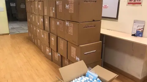 El Estado env&iacute;a mascarillas a Cantabria