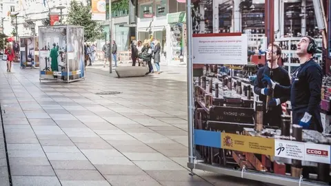 Exposici&oacute;n sobre seguridad en el trabajo.. Archivo