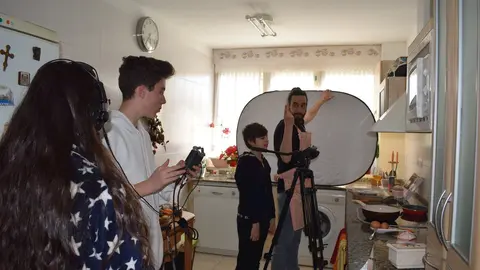 Grabaci&oacute;n del rodaje de un corto