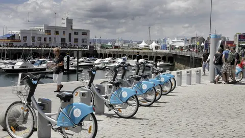 Bicis en Puerto Chico. 