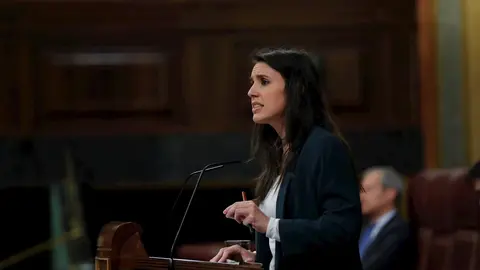 La ministra de Iguadad, Irene Montero, en el Congreso