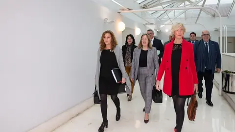 La consejera de Educaci&oacute;n, Formaci&oacute;n Profesional y Turismo, Marina Lomb&oacute;, comparece ante la Comisi&oacute;n de Econom&iacute;a y Hacienda para informar de los presupuestos de su departamento para 2020