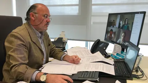 Javier Carri&oacute;n, director general de Sodercan