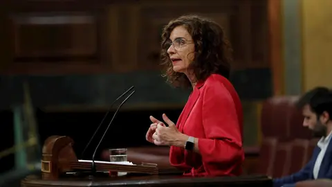 La ministra de Hacienda, Mar&iacute;a Jes&uacute;s Montero.