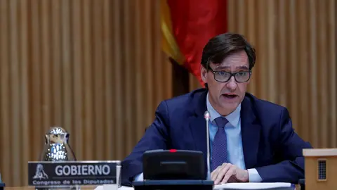 El ministro de Sanidad, Salvador Illa, comparece este jueves ante la Comisi&oacute;n de Sanidad y Consumo para actualizar la informaci&oacute;n sobre la situaci&oacute;n y las medidas adoptadas en relaci&oacute;n al COVID-19. En Madrid (Espa&ntilde;a), a 30 de abril de 2020.