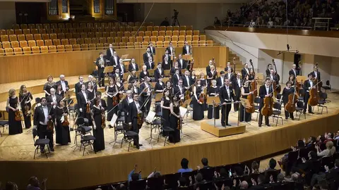 Concierto de la Orquesta Sinf&oacute;nica RTVE en el Festival Internacional de Santander. Archivo