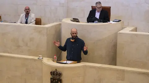 Reinhard Wallman, epidemi&oacute;logo de la comisi&oacute;n de desescalada de Cantabria y especialista en medicina preventiva y salud p&uacute;blica de Valdecilla, comparece en el Parlamento para informar del coronavirus y su incidencia en la regi&oacute;n