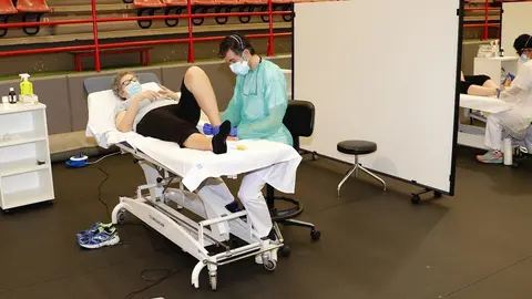 El Hospital Sierrallana retoma en el pabell&oacute;n Vicente Trueba las consultas de rehabilitaci&oacute;n, fisioterapia y logopedia