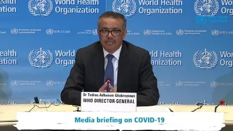 El director general de la Organizaci&oacute;n Mundial de la Salud (OMS), Tedros Adhanom Ghebreyesus, ha destacado la desaceleraci&oacute;n de los casos de coronavirus que est&aacute; ocurriendo en algunos pa&iacute;ses europeos, como Espa&ntilde;a, Italia, Francia o Alemania.