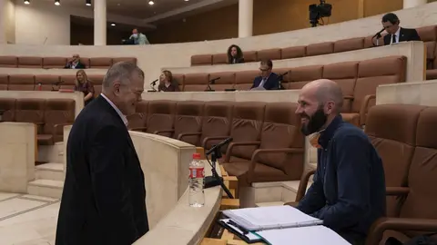 Reinhard Wallman, epidemi&oacute;logo del comit&eacute; de desescalada de Cantabria, en el Parlamento