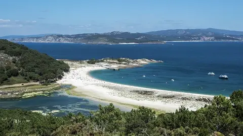 Playa de las islas cies desde el mirador