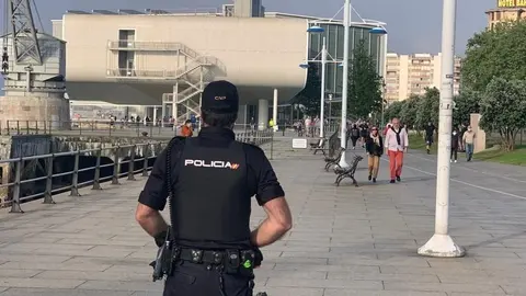 Poliv&iacute;a nacional de vigilancia en Santander
