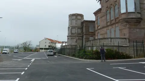 Aparcamiento donde se instalar&aacute; el mercadillo de Suances