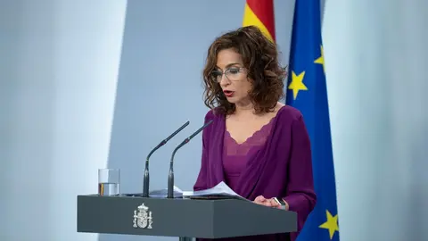 La ministra de Hacienda y portavoz del Gobierno, Maria Jes&uacute;s Montero