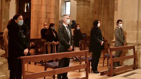 Voto San Mat&iacute;as en la catedral de Santander al que asiste la alcaldesa