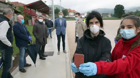 El Vicepresidente Del Gobierno Y Consejero De Universidades, Igualdad, Cultura Y Deporte, Pablo Zuloaga, Visita Las Obras Del Campo De F&uacute;tbol Y La Pista De Atletismo. Nr 15 May 2020
