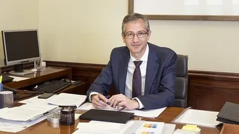 El gobernador del Banco de Espa&ntilde;a, Pablo Hern&aacute;ndez de Cos.