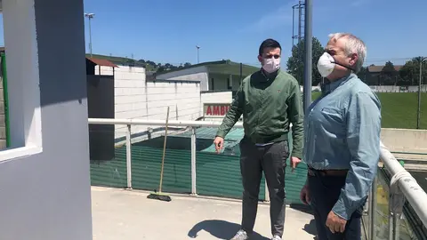 Concluidas las obras en el campo de hierba artificial de 'El Pilar' en Guarnizo