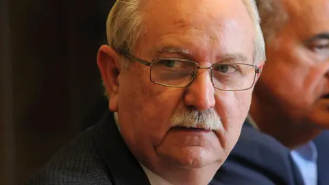 El presidente del Foro de la Profesi&oacute;n M&eacute;dica y del Consejo General de Colegios Oficiales de M&eacute;dicos, Seraf&iacute;n Romero