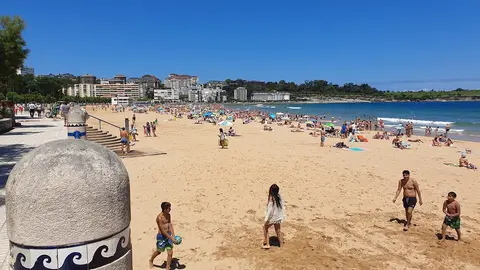 Segunda Playa del Sardinero. Archivo.