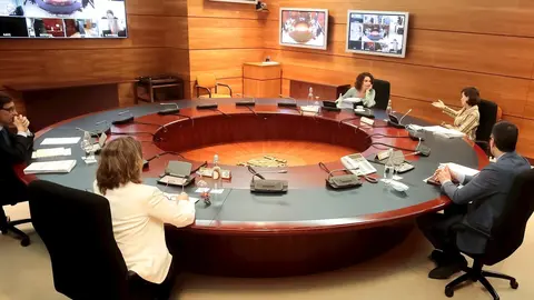 El presidente del Gobierno, Pedro S&aacute;nchez, preside el consejo de Ministros En Madrid, (Espa&ntilde;a), a 19 de mayo de 2020.