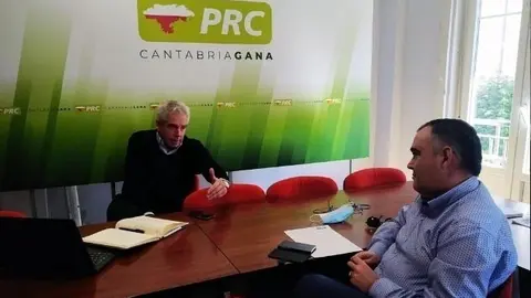 Reuni&oacute;n senador PRC y portavoz en Ayutamiento de Santander