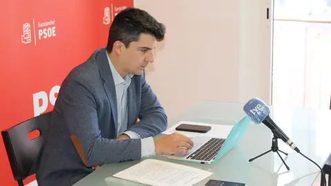 El portavoz del PSOE de Santander, Daniel Fern&aacute;ndez