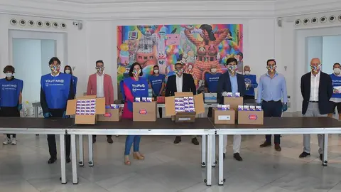 Acto de entrega de las conservas