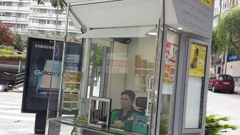 Nuevo quiosco de la Once en Santiago de Compostela