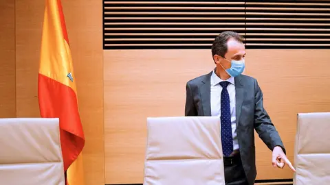 El ministro de Ciencia e Innovaci&oacute;n, Pedro Duque, comparece ante la Comisi&oacute;n de Ciencia, Innovaci&oacute;n y Universidades del Congreso de los Diputados