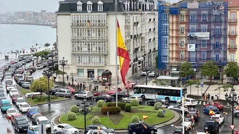 Protesta de Vox en Santander