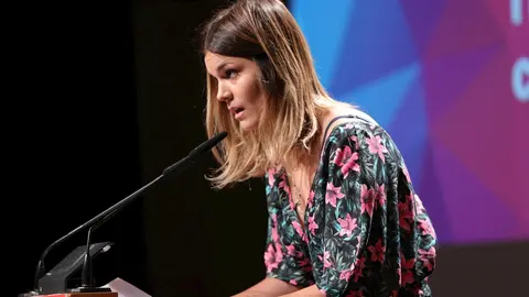 La poetisa Elvira Sastre