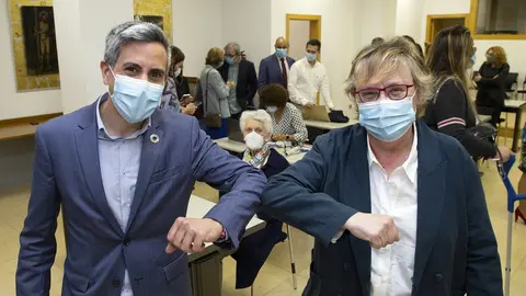 Pablo Zuloaga y Gema Agudo en la toma de posesi&oacute;n de la segunda