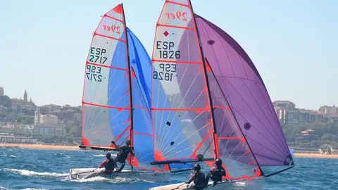 Vela en la Bah&iacute;a de Santander