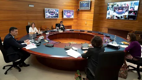 El presidente del Gobierno, Pedro S&aacute;nchez, preside el Consejo de Ministros 