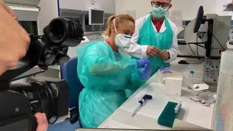 Investigadores del &Aacute;rea de Vacunas de Fisabio