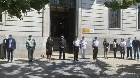 Minuto de silencio en la Delegaci&oacute;n del Gobierno en Cantabria