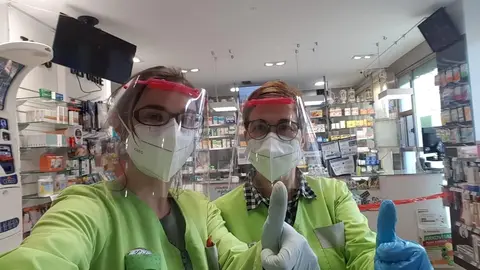 Pantallas de protecci&oacute;n fabricadas con impresora 3D