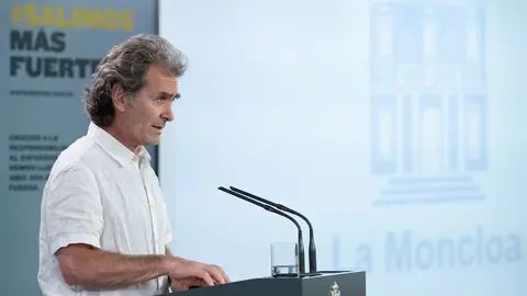 El director del Centro de Coordinaci&oacute;n de Alertas y Emergencias Sanitarias, Fernando Sim&oacute;n, comparece en rueda de prensa para informar sobre las novedades del Covid-19. En Madrid, (Espa&ntilde;a), a 26 de mayo de 2020.