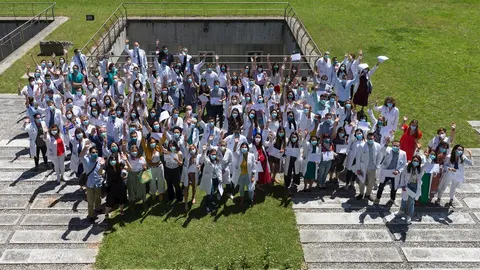 Acto despedida residentes Valdecilla 2020