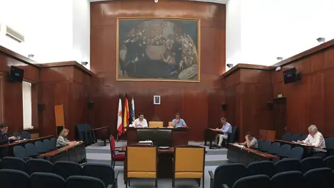 Comisi&oacute;n de Econom&iacute;a, sal&oacute;n de plenos del Ayuntamiento