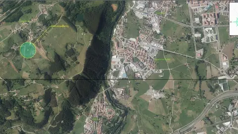 Ubicaci&oacute;n del nuevo campo de f&uacute;tbol de Mijarojos