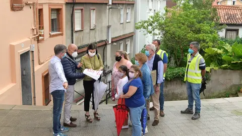 Visita a las obras de la calle Antonio de Cabez&oacute;n