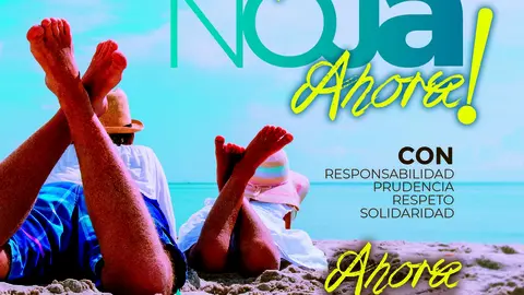 Noja prepara sus arenales para la llegada de visitantes con el final de la desescalada